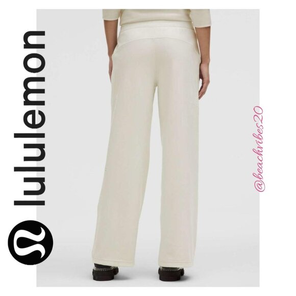 LULULEMON ATHLETICA Scuba Mid-Rise Wide-Leg Pant *Velvet Bone XL NWT LL-233 - Picture 3 of 16